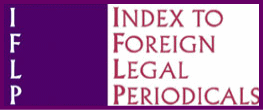 Index to Foreign Legal Periodicals
